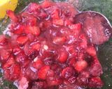 A picture of step 2 of Homemade strawberry jam.