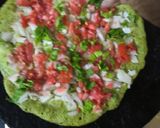 A picture of step 5 of Cheese Palak Pizza Dosa.