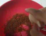 A picture of step 3 of Hidden Hearts cake.