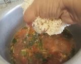 A picture of step 5 of Kunwara chawal.