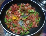 A picture of step 3 of Vegetable masala cheese toast-Open sandwich.