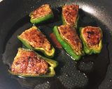A picture of step 9 of Stuffed Bell Peppers with Easy Teriyaki Sauce.