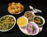 A picture of step 4 of Pani Puri.