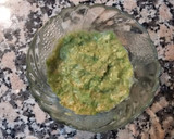Foto del paso 8 de la receta: Pastel de arroz con aguacate y gulas