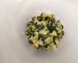 Foto del passaggio 4 della ricetta Pasta con pesto di zucchine e menta