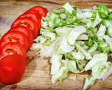 Foto del paso 3 de la receta: 🌯💚 Wrap vegetariano con proteína de soja y mayonesa de pepinillo