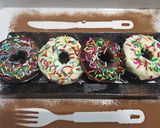 A picture of step 8 of Chocolate Doughnuts.