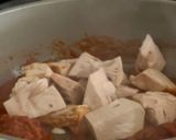 A picture of step 8 of Vegan Butter “Chicken”.