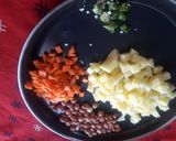 A picture of step 1 of Stuffed Roti Cone.