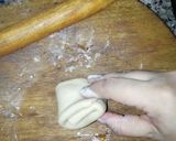 A picture of step 3 of Madakku pathiri(folded roti).