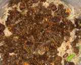 A picture of step 3 of Smokey minced meat rice.