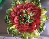 Une image de l'étape 4 de Salade d été aux tomates.