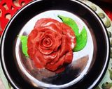 A picture of step 3 of Red Velvet Cake(Rose Themed).