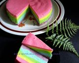 Foto langkah ke 4 dari resep Bolu nutrijell rainbow.