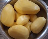 Gombás cukkinis szűzpecsenye tepsiben sült krumplival recept fázis 4 fotója