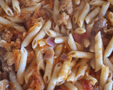 Foto del paso 6 de la receta: Macarrones al horno con salchicha y calabacín