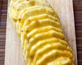 Foto del paso 1 de la receta Piña a la plancha y sirope de caramelo