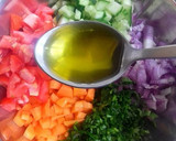 A picture of step 2 of Cucumber Salad.