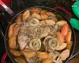 A picture of step 10 of Apple Sage Bourbon Pork Chops.