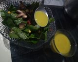 Foto del paso 8 de la receta: Mushroom garden - ensalada de espinacas con tocino