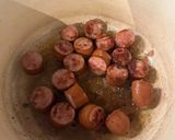 A picture of step 2 of Simple French Country Cassoulet(Lamb Stew with Beans andSausage).