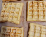 Házilag készült gofri pudingkrémmel és gyümölcsökkel 1290 recept fázis 8 fotója