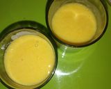A picture of step 1 of Mango milkshake.
