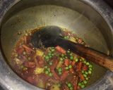 A picture of step 5 of Achari Sabzi.
