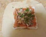 A picture of step 7 of Bread chicken pizza live show recipie 23rdmay.