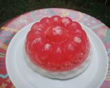 Foto langkah ke 10 dari resep Pudding Lumut Busa Merah Putih.