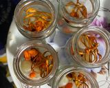 A picture of step 6 of Steamed Bird's Nest with Red Dates, Goji Berries, Dried Longan, Cordyceps, and Chia Seeds.