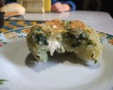 Foto del paso 4 de la receta: Bombas de papa, espinaca y muzzarella