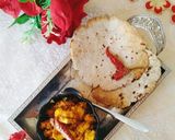 A picture of step 8 of GLuten Free SORGHUM Flour Garlic Roti (jowar flour garlic Roti).