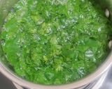 A picture of step 1 of Bathua ki Kadhi.