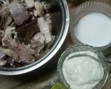 A picture of step 1 of Mutton Masala.