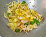 A picture of step 2 of Long Beans Mustard Paste Curry (Barbati Chadchadi).