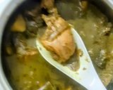 A picture of step 3 of Chicken Green Curry.
