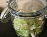 A picture of step 2 of Fermented cauliflower with pink pepper corn and chilli 🌳🌶.