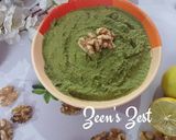 A picture of step 4 of Walnut Mint Chutney.