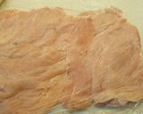Foto del paso 1 de la receta: Cuadraditos de pollo relleno