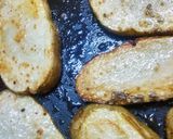 A picture of step 4 of Vinegar potato bytes.