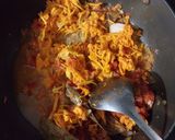 A picture of step 2 of Turmeric Sabji.