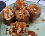 Foto langkah ke 5 dari resep Gehu Tahu Jeletot Manis Pedas Tepung Kriuk.