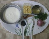 A picture of step 1 of Metkut Raita.
