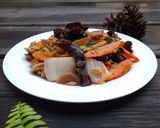 Foto langkah ke 10 dari resep Cah Sayuran Pentol Bakso Simpel.