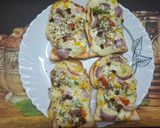 A picture of step 6 of Cream Cheese Bread Pizza.