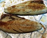 A picture of step 1 of Easy Grilled Salted Mackerel Sushi Rolls.