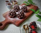 Foto langkah ke 11 dari resep Pine Cone Pumpkin Brownies.