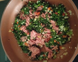 Foto del paso 3 de la receta: Espaguetis con ternera y espinacas