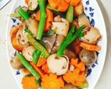 Hình bước làm 8 của món Bánh mì kho rau củ